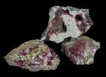 Roselite Crystals Wholesale Lot - Pieces #59943-1